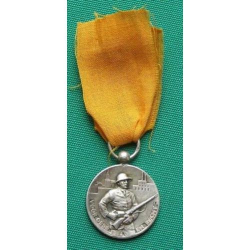 Medaille Schietprijs Zilver 1939. Burgerwacht.