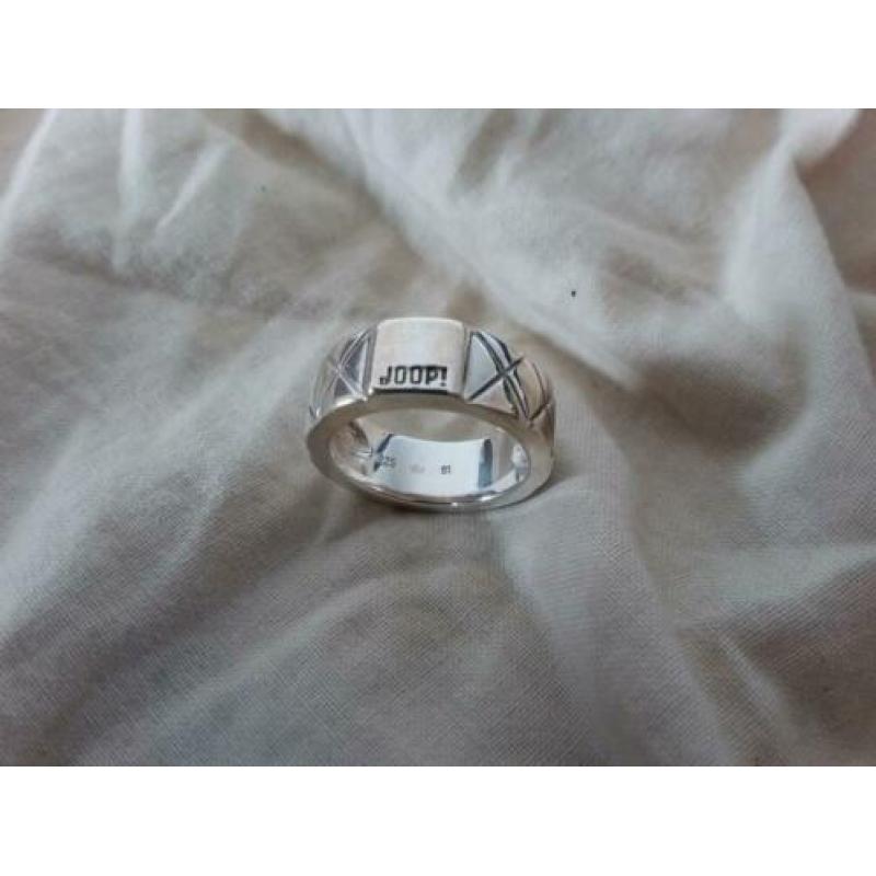 JOOP! ZILVEREN 925 STERLING HEREN/DAMES RING nieuwstaat