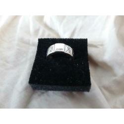 JOOP! ZILVEREN 925 STERLING HEREN/DAMES RING nieuwstaat