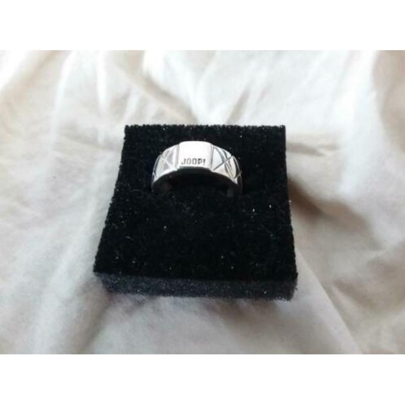 JOOP! ZILVEREN 925 STERLING HEREN/DAMES RING nieuwstaat