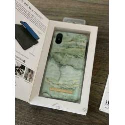 Licht groen marble iDeal of Sweden cover iPhone X / XS