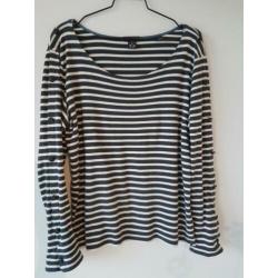 Scotch & Soda top grijs/roze maat 4