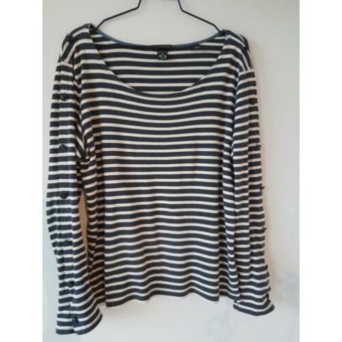 Scotch & Soda top grijs/roze maat 4
