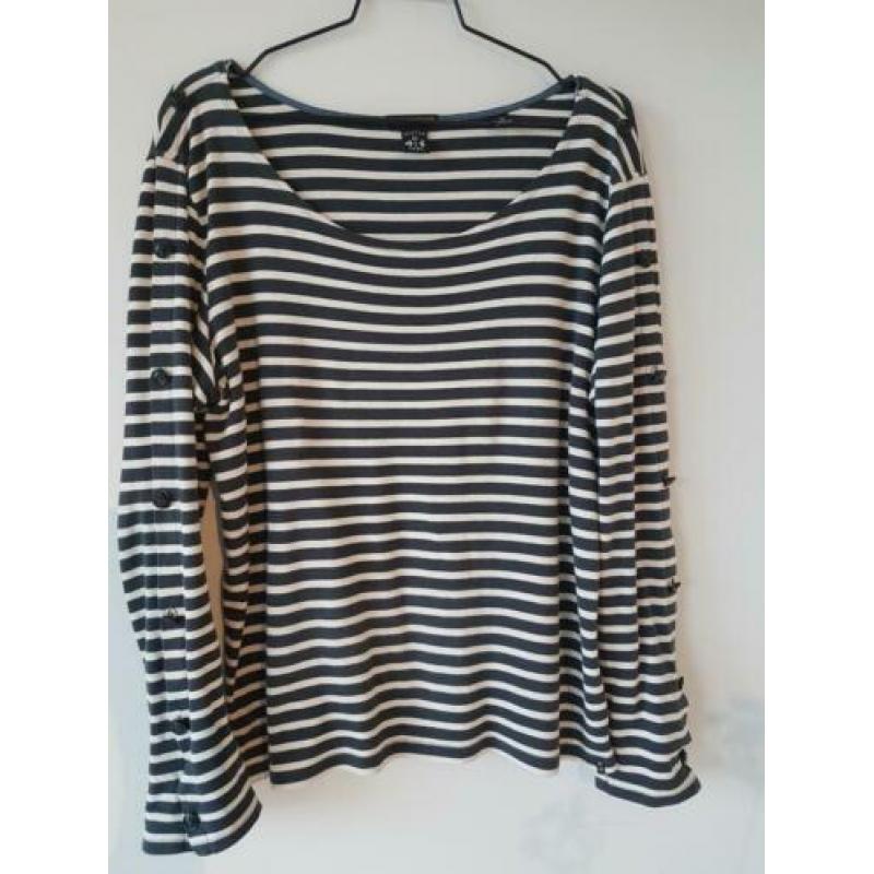 Scotch & Soda top grijs/roze maat 4