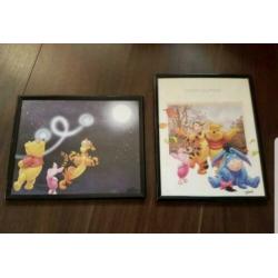 2 Super leuke Winnie de Pooh schilderijtjes