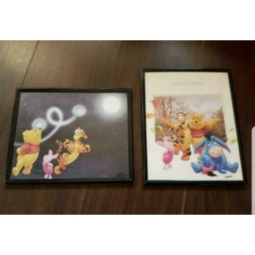 2 Super leuke Winnie de Pooh schilderijtjes
