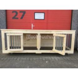 Honden meubel/bench/hok/tv meubel/steigerhout/dressoir