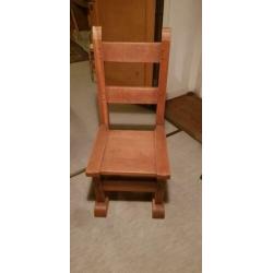 6x Kloosterstoelen zwaar eiken