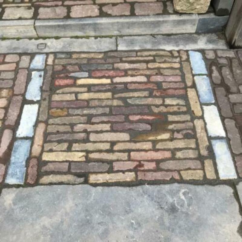 mooie oud hard gebakken waaltjes / 5-duimers bont op pallet