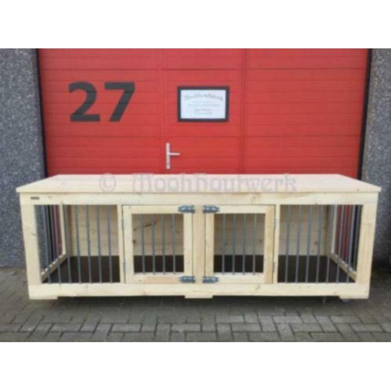 Honden meubel/bench/hok/tv meubel/steigerhout/dressoir