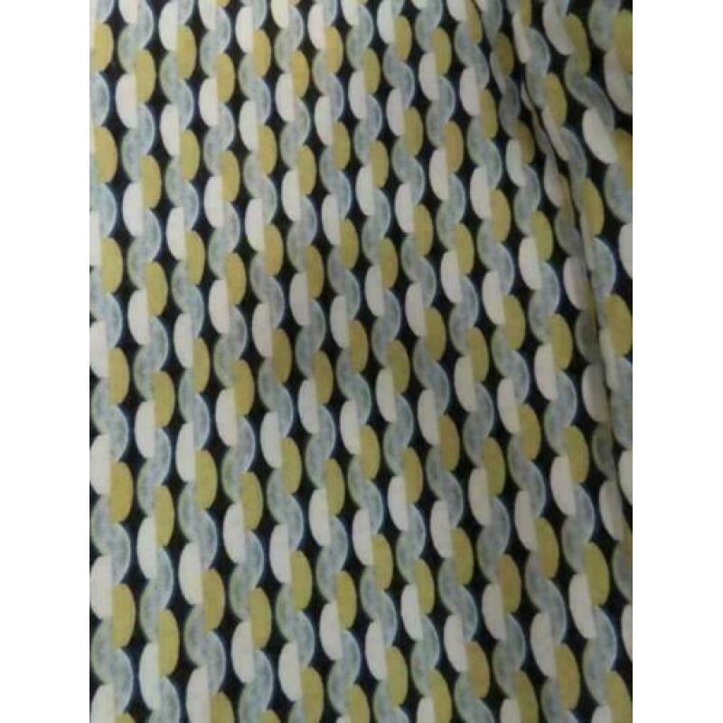 Zara Basic geel zwart patroon broek maat 38