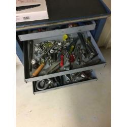 Gedore gereedschapswagen gevuld