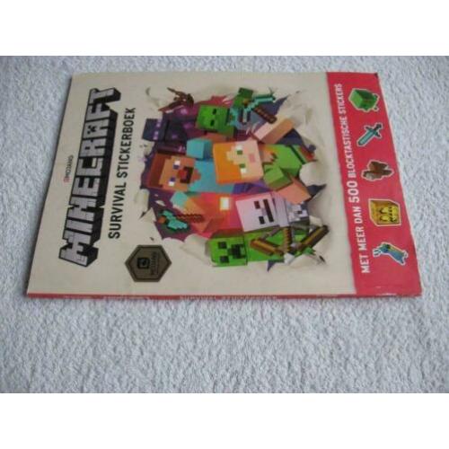 Minecraft Survival Stickerboek (met 500 stickers) Mojang