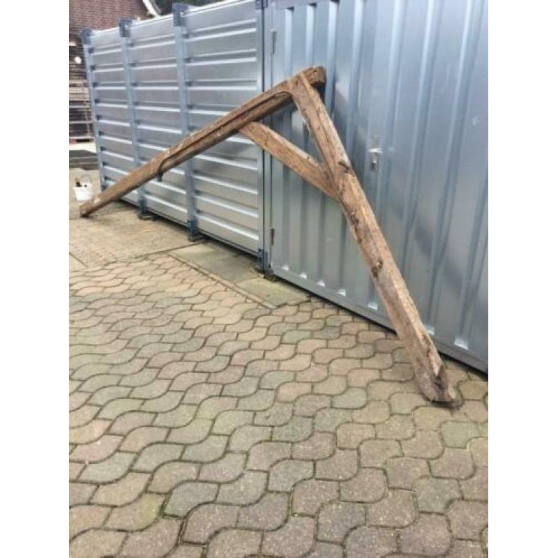 Te Koop Oud/Brocante Eikenhouten spant