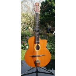 Handgebouwde Gypsy jazz gitaar ovaal
