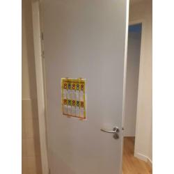 Opdek deur met slot Corona werend ;) 88* 231 rechtsdraaiend