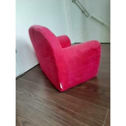 Kinderfauteuil fuchsia roze