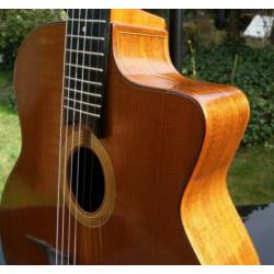 Handgebouwde Gypsy jazz gitaar ovaal