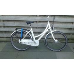 Witte damesfiets 28 inch zie omschrijving