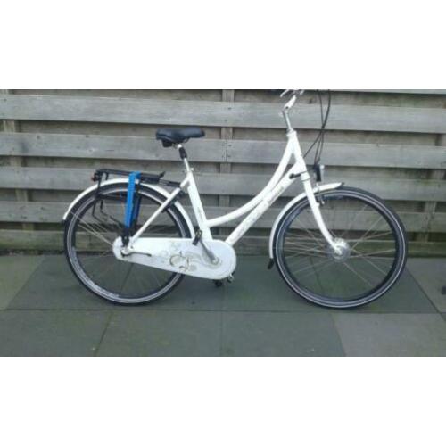 Witte damesfiets 28 inch zie omschrijving