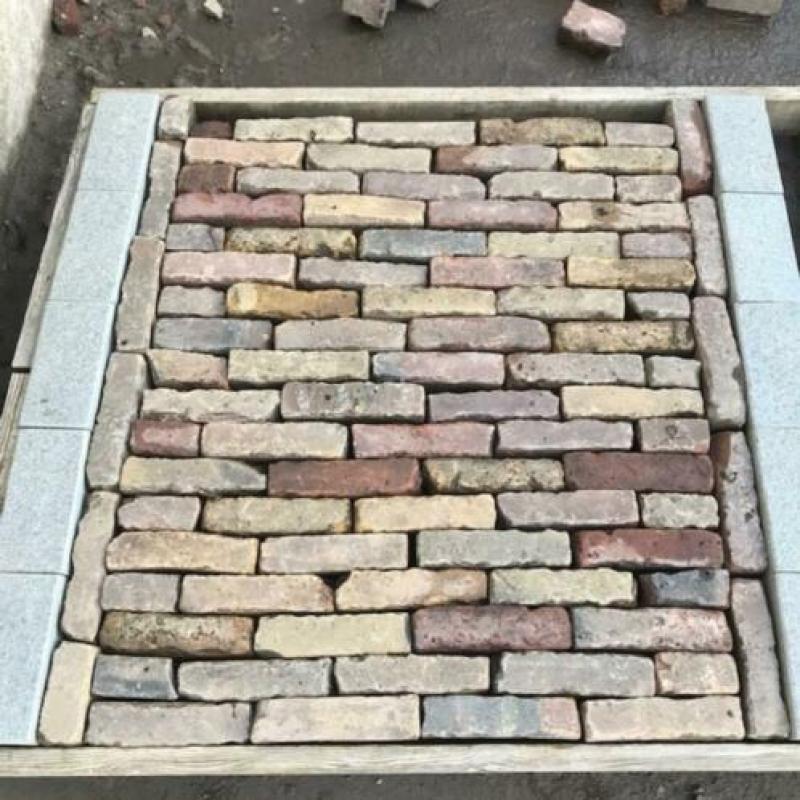mooie oud hard gebakken waaltjes / 5-duimers bont op pallet