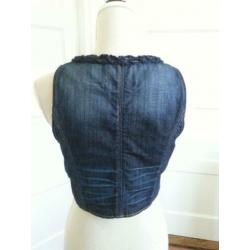 Superleuk jeans jasje FRACOMINA maat M (IBIZA STYLE)