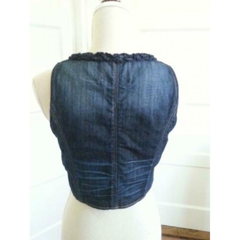 Superleuk jeans jasje FRACOMINA maat M (IBIZA STYLE)