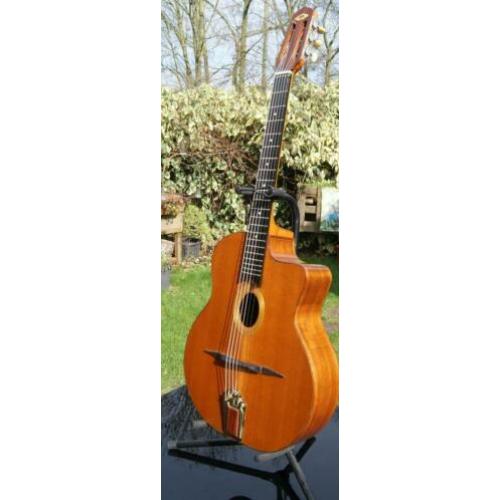 Handgebouwde Gypsy jazz gitaar ovaal