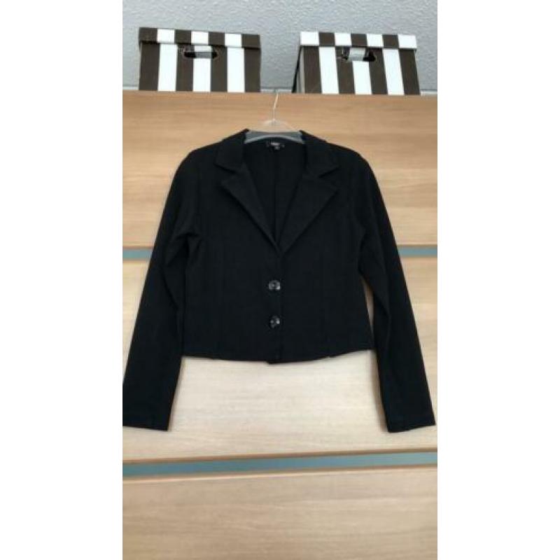 Enjoy zwart casual kort colbert jasje