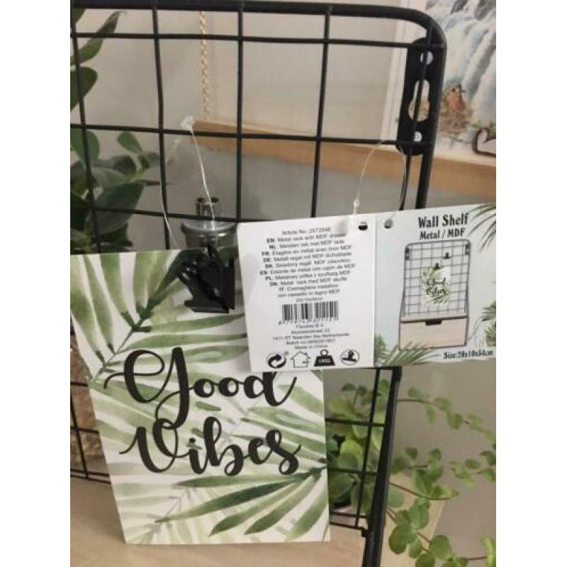 Botanisch metalen rekje