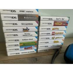 Nintendo DS Lite incl lader en partij spellen