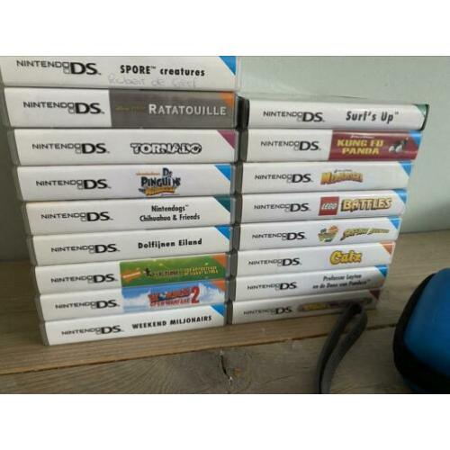 Nintendo DS Lite incl lader en partij spellen
