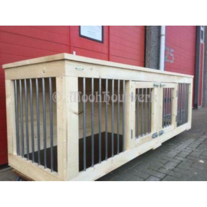 Honden meubel/bench/hok/tv meubel/steigerhout/dressoir
