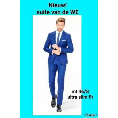 Nieuw! Heren suite 46/S ultra slim fit