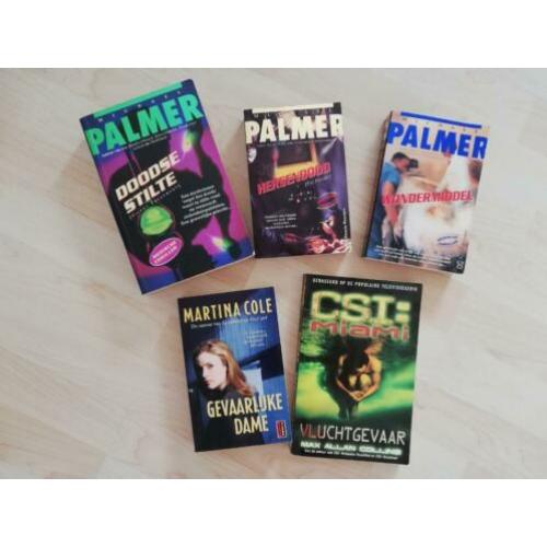 5 thrillers o.a. CSI Miami, Michael Palmer