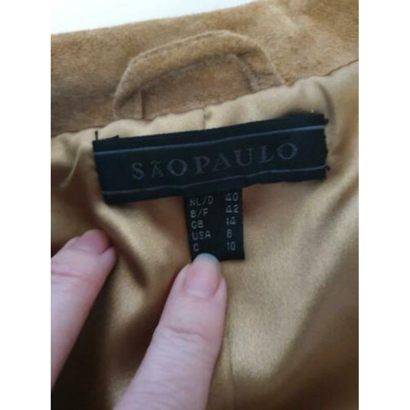 suede nieuw Sao Paulo jasje maat M