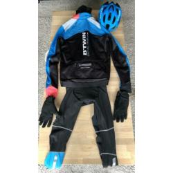 Winterkleding blauw/zwart (Maat L)