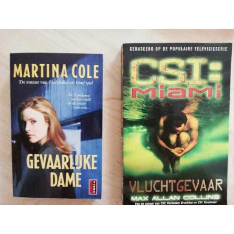 5 thrillers o.a. CSI Miami, Michael Palmer
