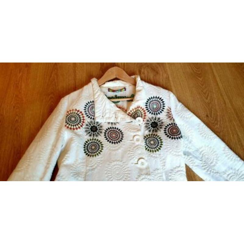 Desigual M mooie witte jas
