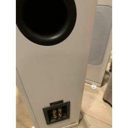 Jamo S606 speakers, hoogglans wit.