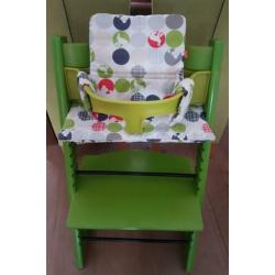 Originele frisse groene stokke tripp trapp kinderstoel