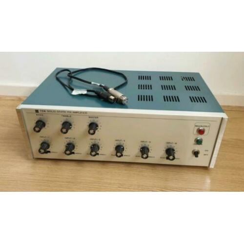Goede professionele TAO versterker 6 kanaals 100WATT + kabel