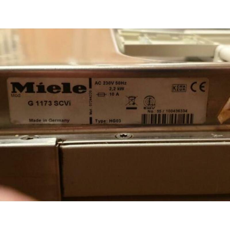Miele Vaatwasser inbouw