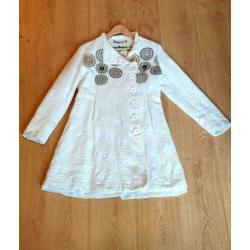 Desigual M mooie witte jas