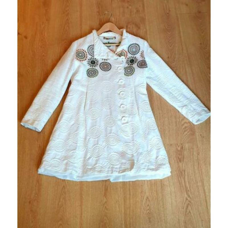 Desigual M mooie witte jas