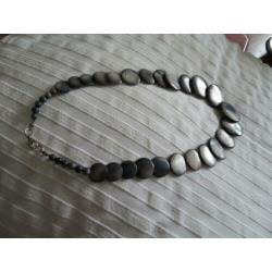Mooi parelmoer glanzend collier