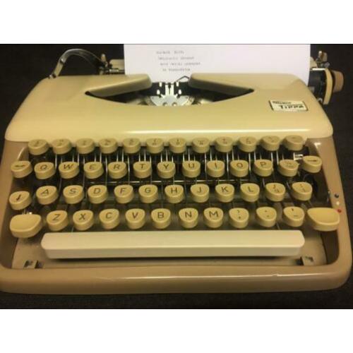 Triumph Tippa Typemachine,Vintage,perfecte staat,3Kleur,1962