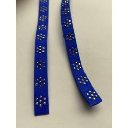 Imitatie suede bandje 10 mm breed x ong. 2 mt. Nr 23245