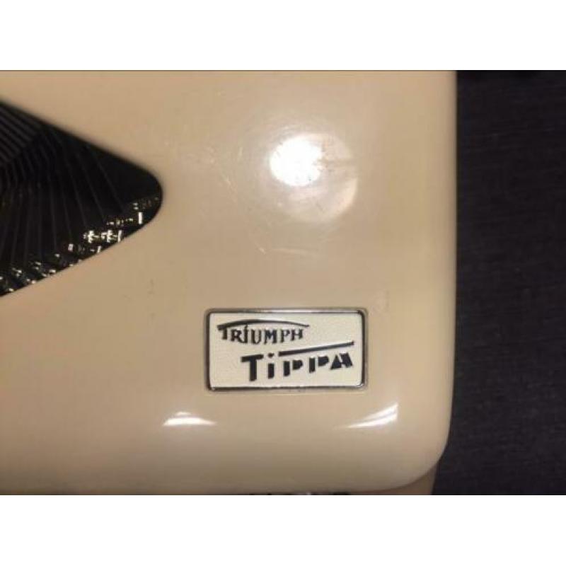 Triumph Tippa Typemachine,Vintage,perfecte staat,3Kleur,1962