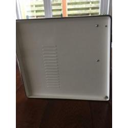 Retro brabantia broodtrommel rood wit met roosterplank erin
